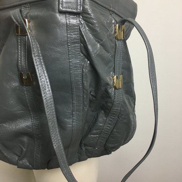 Vintage Grey Handbag Purse - Picture 6 of 9